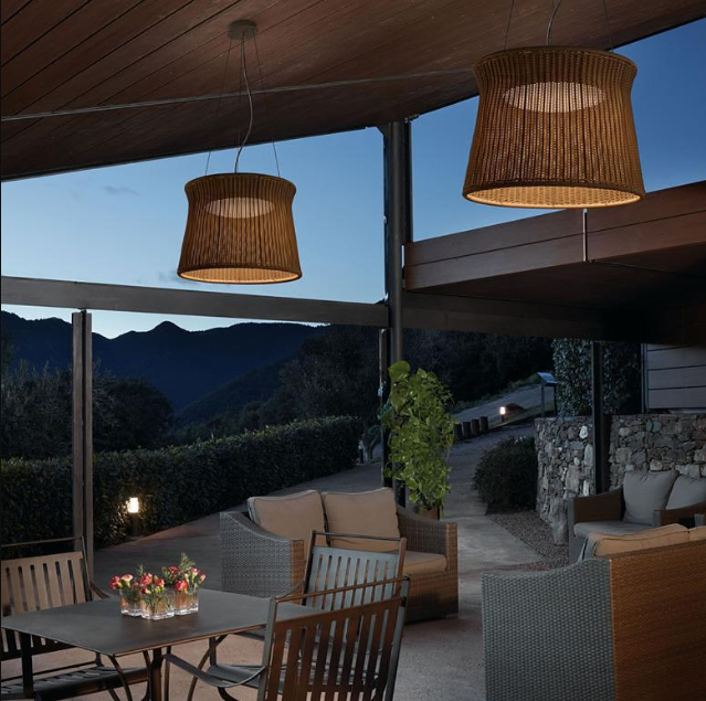 handmade rattan pendant light