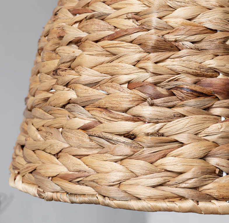 Handmade Seagrass Pendant Light – Natural Woven Lamp for Restaurant & Homestay
