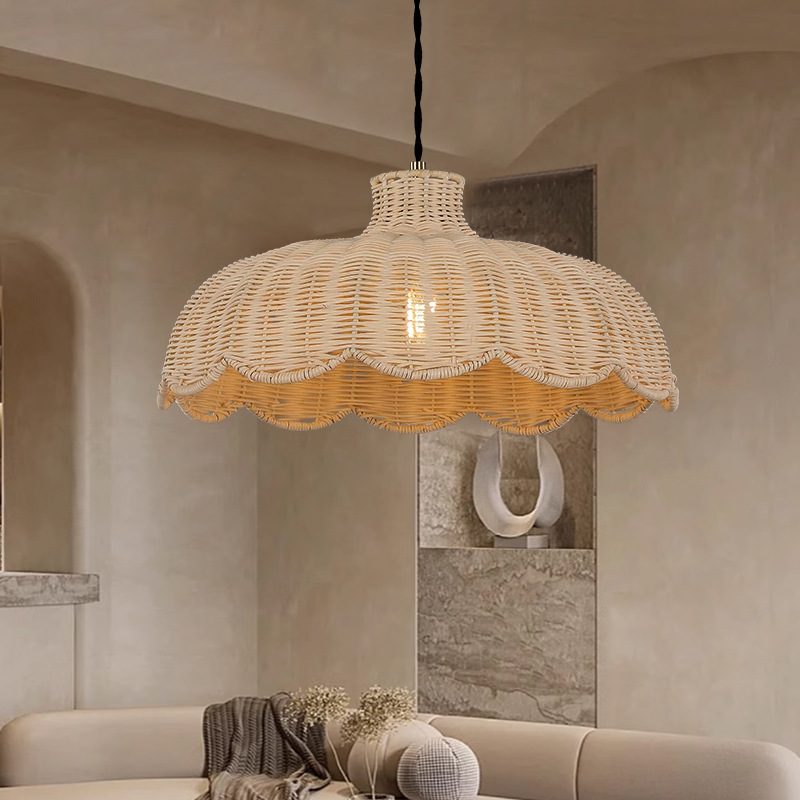 Modern Simple Rattan Pendant Light
