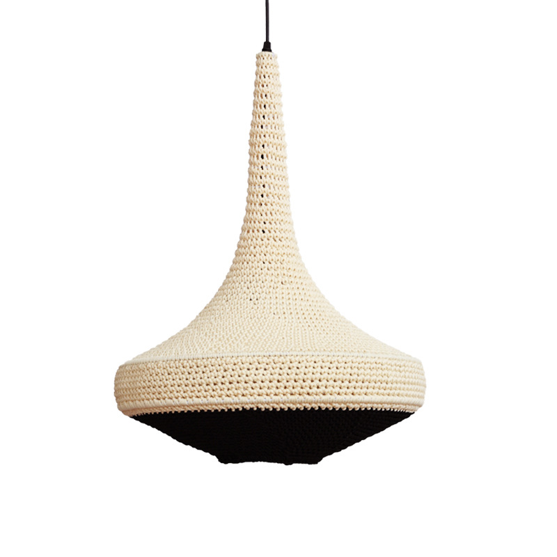 Luxury Handmade Beaded Pendant Light – African Style Modern Chandelier for Living Room & Hotel