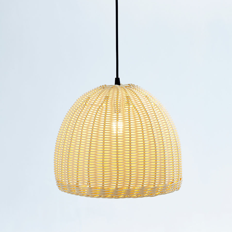 Handwoven Bamboo Rattan Pendant Light Nordic Hanging Ceiling Lamp