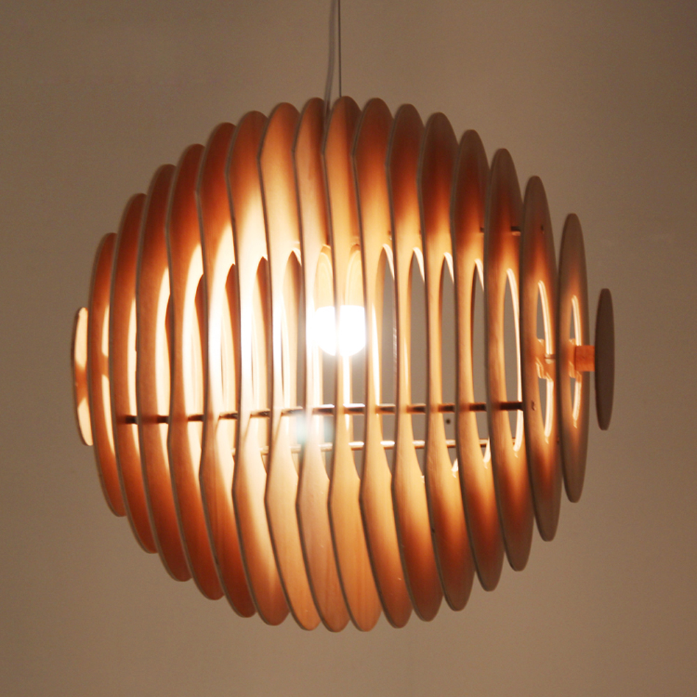 Modern Bamboo Shade Arc Floor Lamp