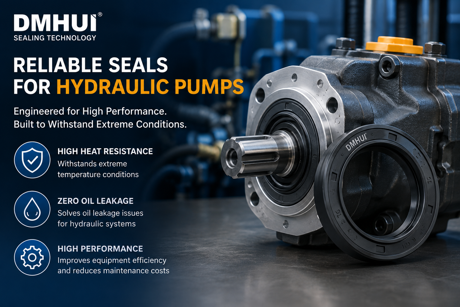 Heavy Load Skeleton Composite Shaft Oil Seal