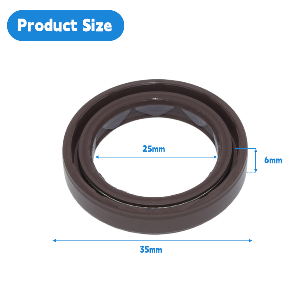 25x35x6mm High-Pressure Oil Seal BAFSLISF Type FKM Material for Rexroth A10VO28 A10VG28 Pump