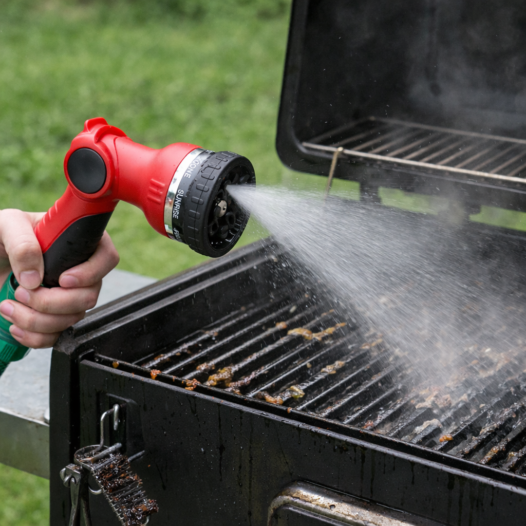 BBQ Sanitizer Application Gun Multi-Mode Antibacterial Hose Spray Nozzle