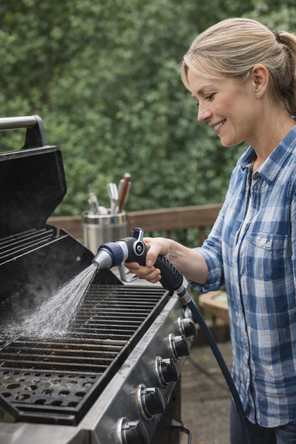 High Pressure BBQ Surface Degreaser Sprayer Tool Hose Nozzle