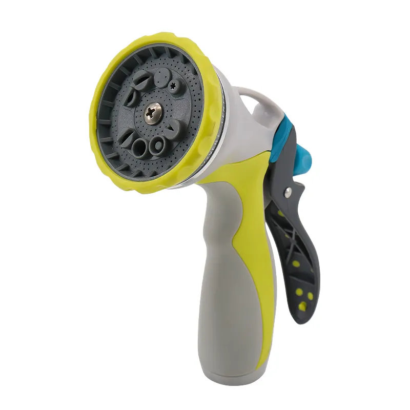10-Pattern Multi-Function Garden Hose Nozzle with Ergonomic Handle and Adjustable Spray