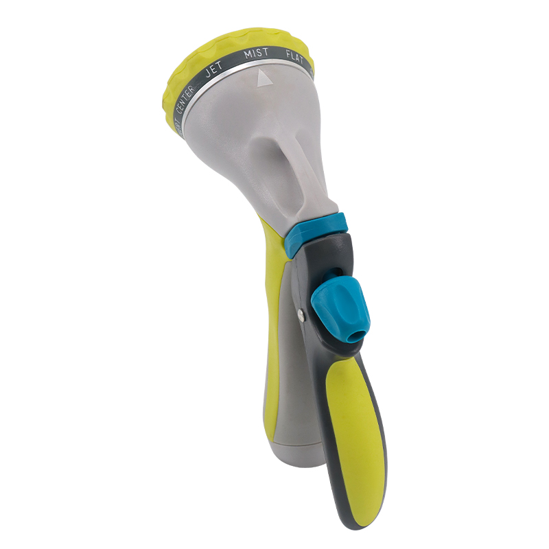 10-Pattern Multi-Function Garden Hose Nozzle with Ergonomic Handle and Adjustable Spray
