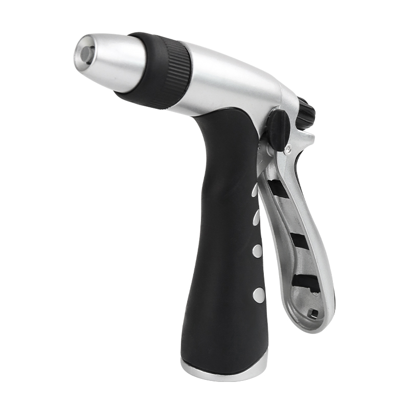 Adjustable Hose Nozzle – Heavy Duty Metal Water Spray Gun with Ergonomic Grip for Garden & Car Wash