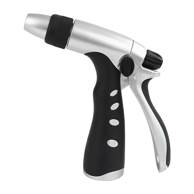Adjustable Hose Nozzle – Heavy Duty Metal Water Spray Gun with Ergonomic Grip for Garden & Car Wash