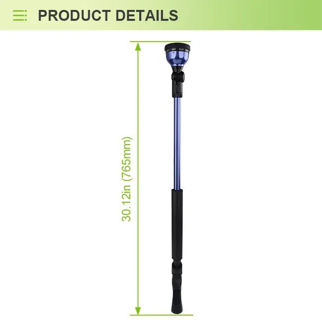 Adjustable Water Sprayer Wand with Multi-Pattern Nozzle and Ergonomic Handle