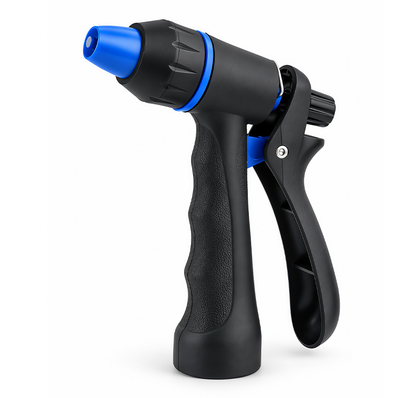 Easy Squeeze Garden Nozzle – 3 Spray Patterns with Flow Control & Trigger Lock