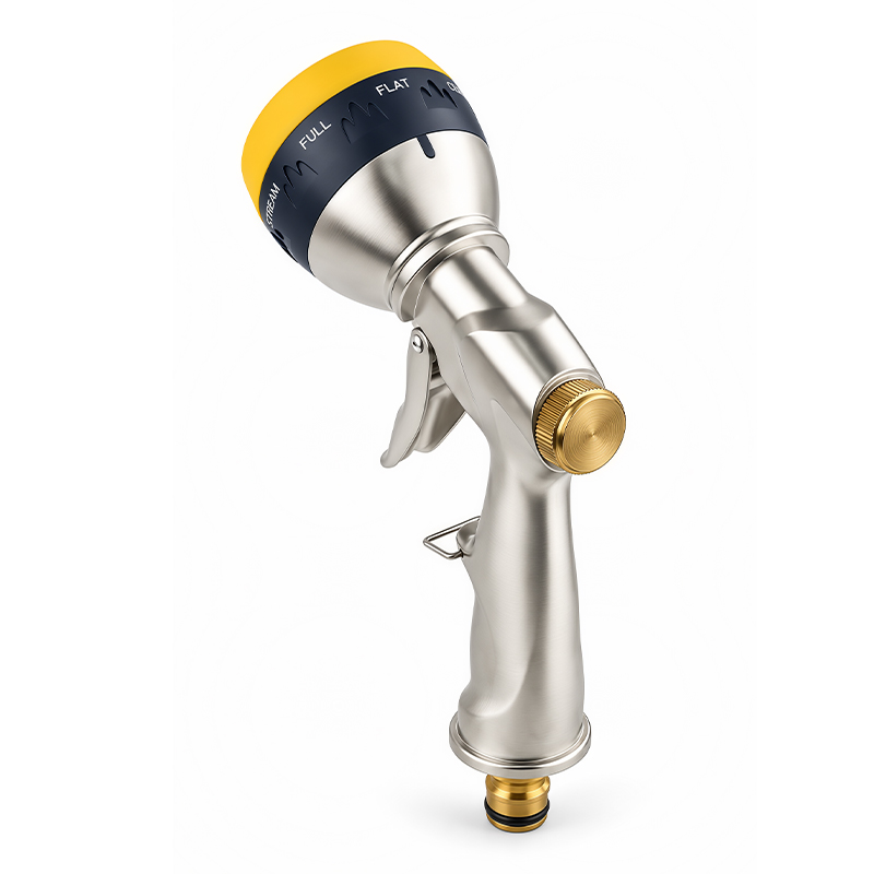 Easy Squeeze Hose Sprayer with 8 Spray Patterns and Lockable Trigger