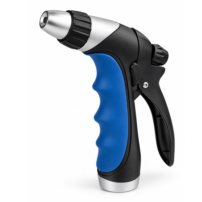 Easy Squeeze Nozzle Sprayer – 3 Pattern Garden Hose Nozzle with Flow Control