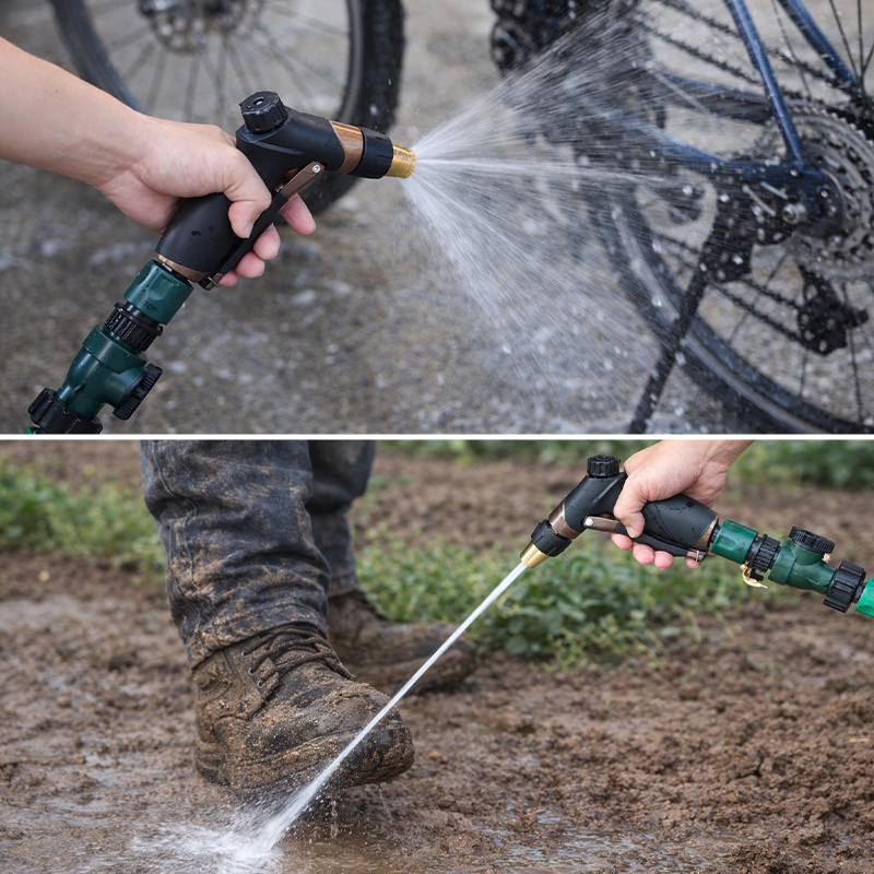 Easy Squeeze Spray Gun with 3 Spray Patterns and Flow Control