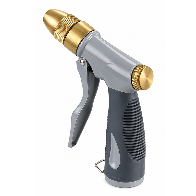 Easy Squeeze Spray Nozzle with 3 Spray Patterns and Flow Control