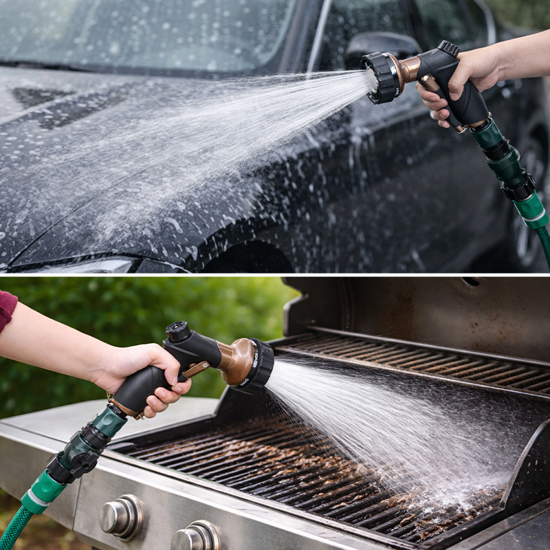 Easy Squeeze Water Sprayer with 6 Spray Patterns and Flow Control
