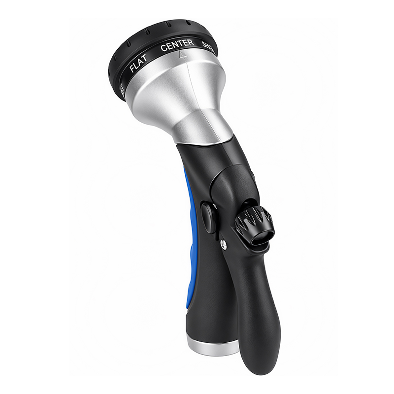 Easy Squeeze Watering Nozzle – 7 Spray Patterns with Flow Control & Trigger Lock