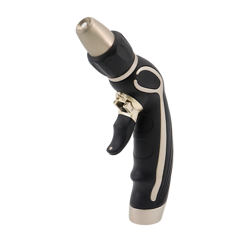 Ergonomic Hose Nozzle with Adjustable Spray and Comfortable Grip for Garden and Outdoor Use