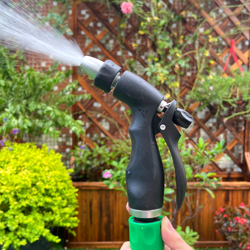 Ergonomic Jet Stream Hose Nozzle – Heavy Duty Adjustable Water Spray Gun for Garden & Car Wash