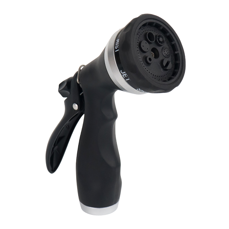 Adjustable 7-Pattern Garden Hose Nozzle – Heavy Duty Water Spray Gun for Gardening, Car Washing, Cleaning