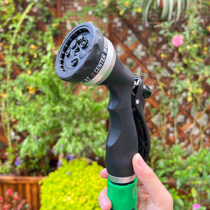 Adjustable 7-Pattern Garden Hose Nozzle – Heavy Duty Water Spray Gun for Gardening, Car Washing, Cleaning