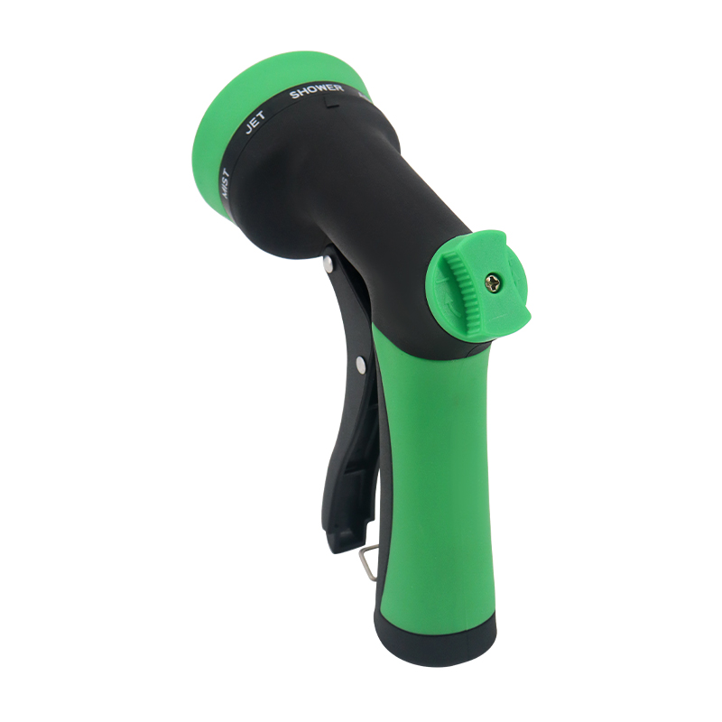 Adjustable Garden Hose Spray Gun with Multiple Spray Settings - Ergonomic Watering Nozzle