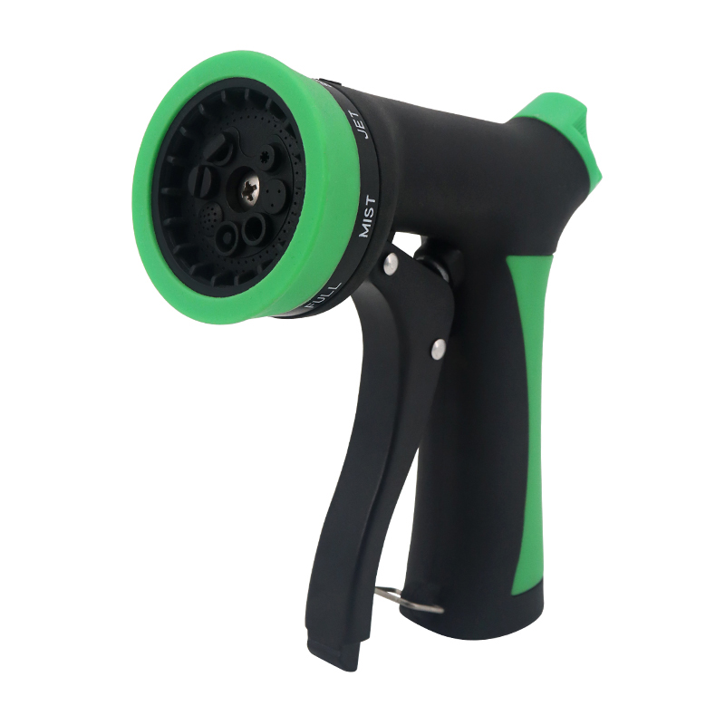 Adjustable Garden Hose Spray Gun with Multiple Spray Settings - Ergonomic Watering Nozzle