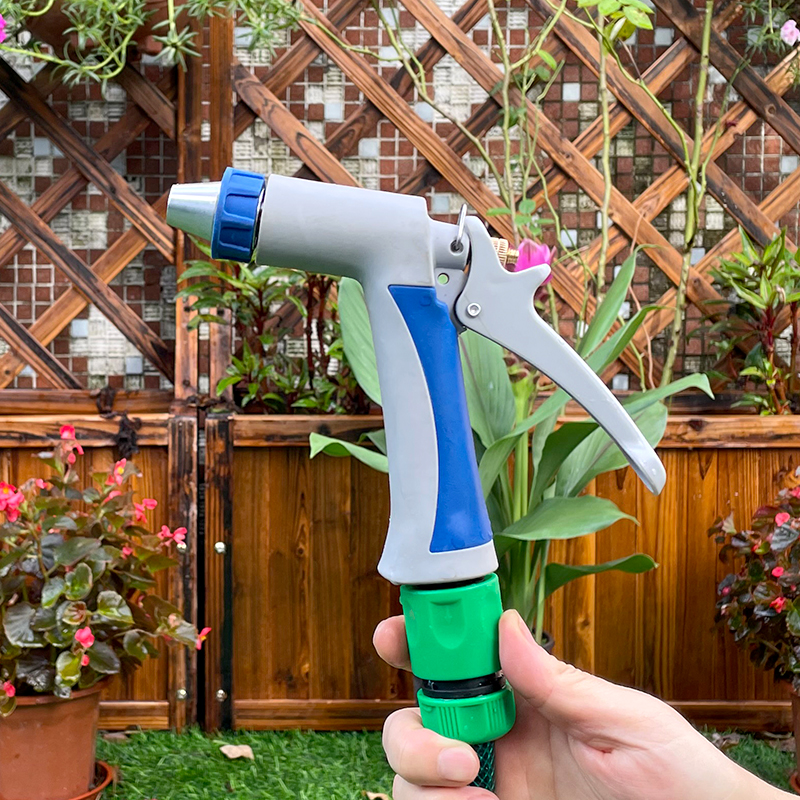 Garden Spray Nozzle – Adjustable Jet Water Hose Nozzle with Ergonomic Soft Grip