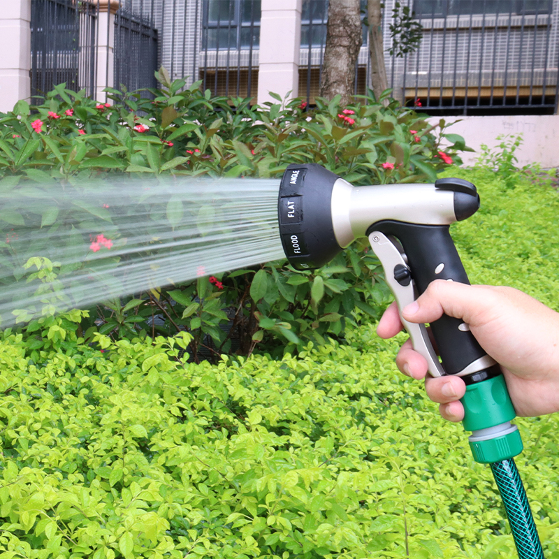 Garden Watering Nozzle with Adjustable Spray Patterns for Lawn and Garden
