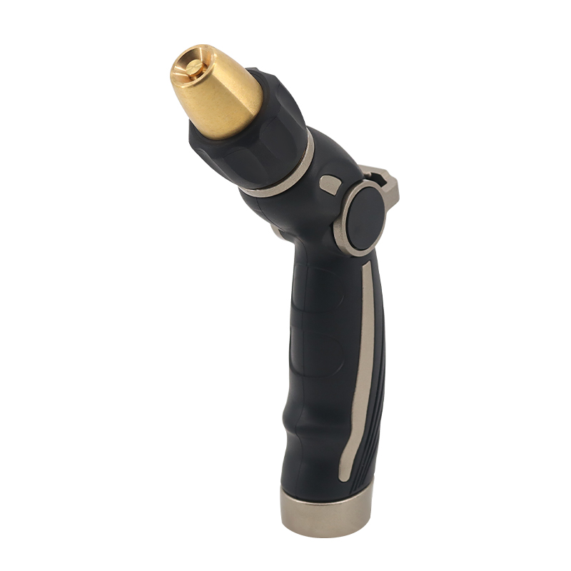 Heavy-Duty Thumb Control Hose Nozzle with Adjustable Spray for Garden, Car Wash, and Outdoor Cleaning