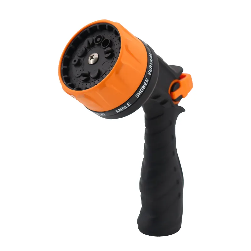 Thumb Control Garden Hose Nozzle with 10 Spray Patterns – Leak-Proof, Durable & Comfortable Grip
