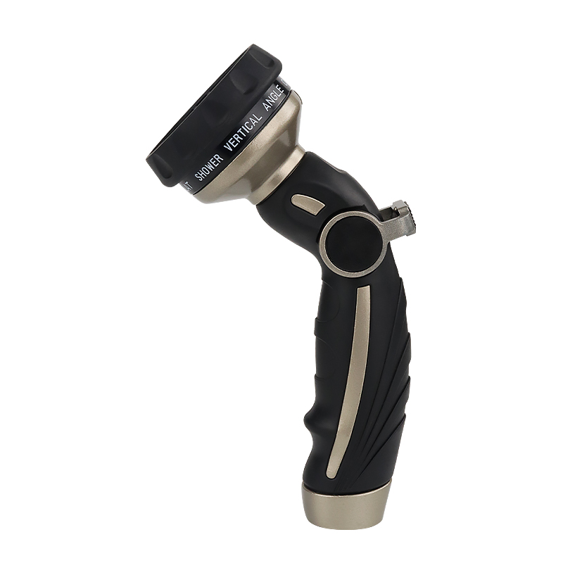 9-Pattern Thumb-Control Heavy-Duty Hose Nozzle – Ergonomic Anti-Slip Garden Water Spray Gun for High-Pressure Cleaning
