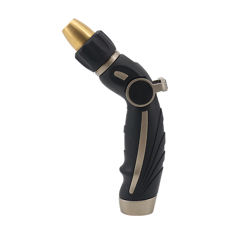 Heavy Duty Adjustable Garden Hose Nozzle with Thumb Control – High Pressure Brass Tip Sprayer