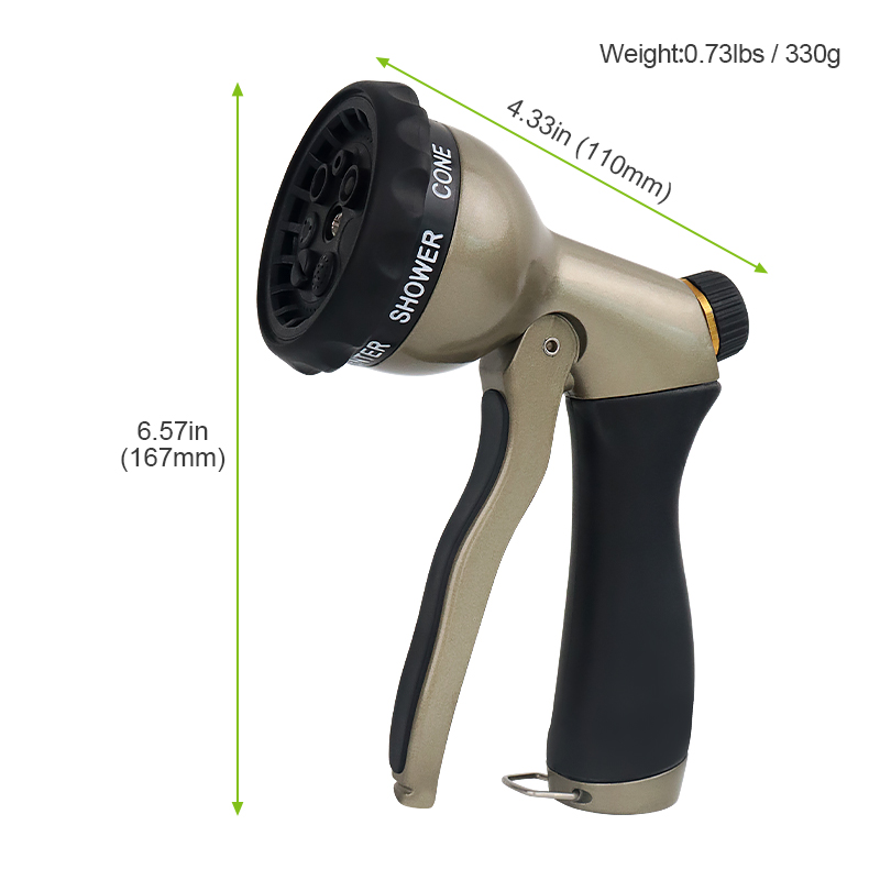 Heavyweight Watering Nozzle - Durable, Adjustable Watering and Cleaning Tool