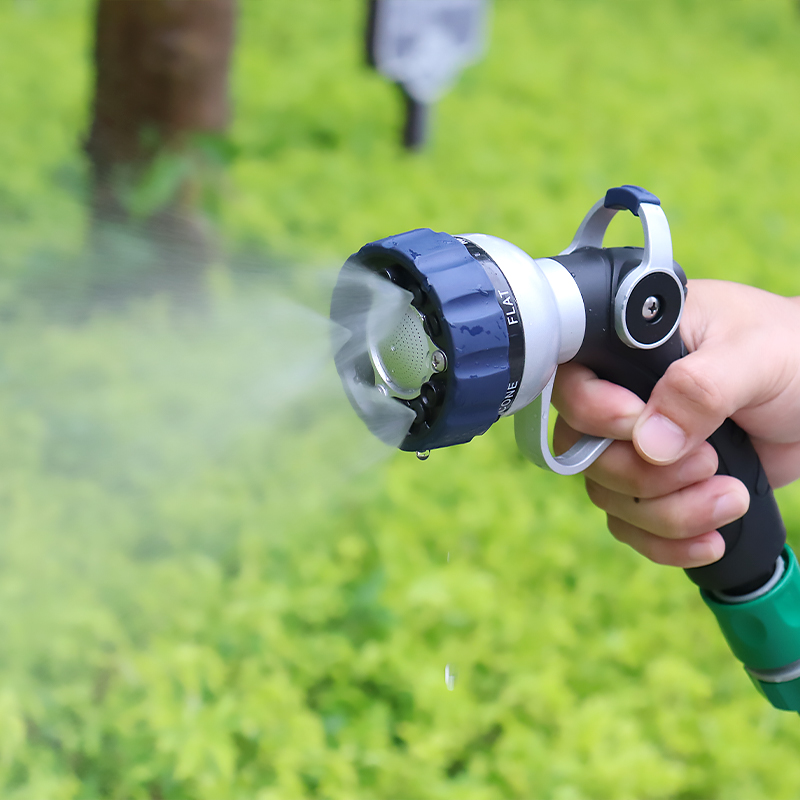 High Capacity Multi-Pattern Garden Hose Sprayer with Thumb Flow Control