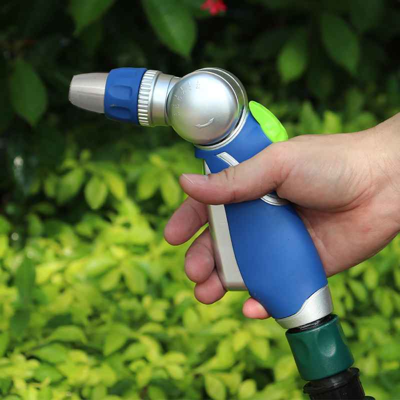 High Pressure Hose Nozzle – Adjustable Jet Spray, Heavy Duty Metal, Ergonomic Grip, Leak-proof