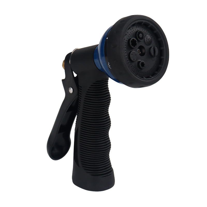 7-Pattern Adjustable Garden Hose Nozzle, Heavy Duty Water Spray Gun for Gardening, Car Wash, and Cleaning
