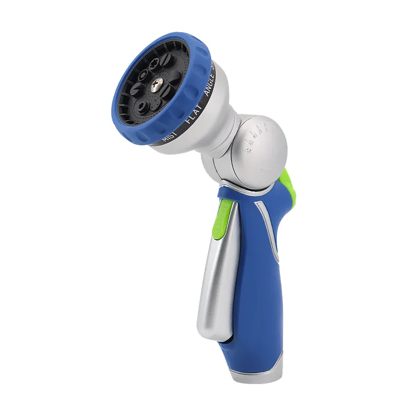 Metal Garden Hose Nozzle – 10 Adjustable Spray Patterns, Heavy Duty, Ergonomic Handle, Leak-proof
