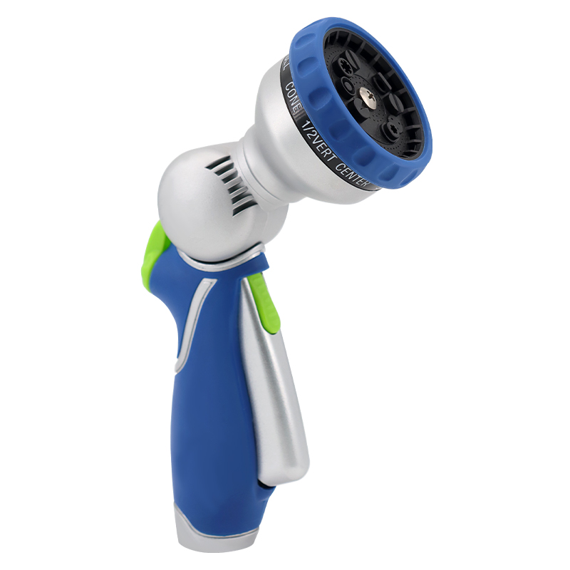 Metal Garden Hose Nozzle – 10 Adjustable Spray Patterns, Heavy Duty, Ergonomic Handle, Leak-proof