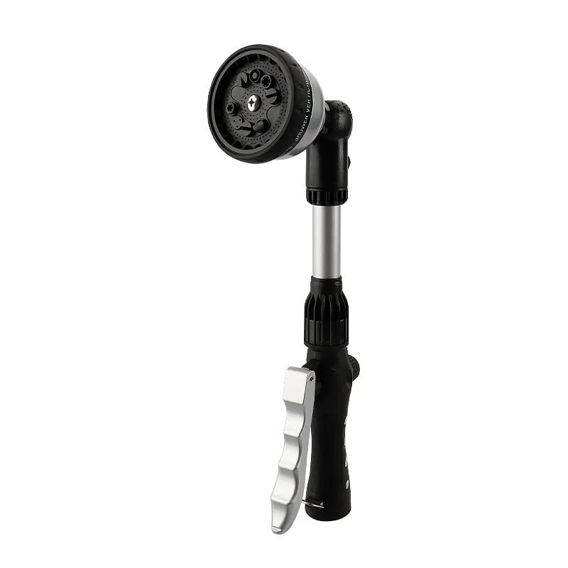 Multi-Function Hose Nozzle with Adjustable Spray Patterns and Ergonomic Lever