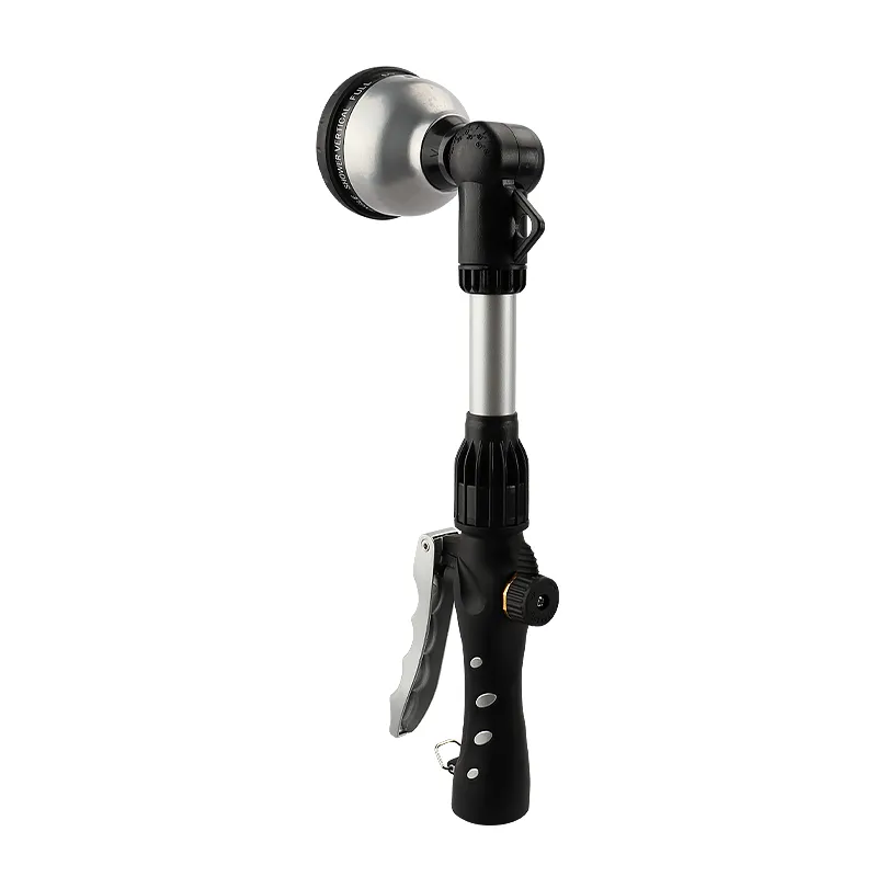 Multi-Function Hose Nozzle with Adjustable Spray Patterns and Ergonomic Lever