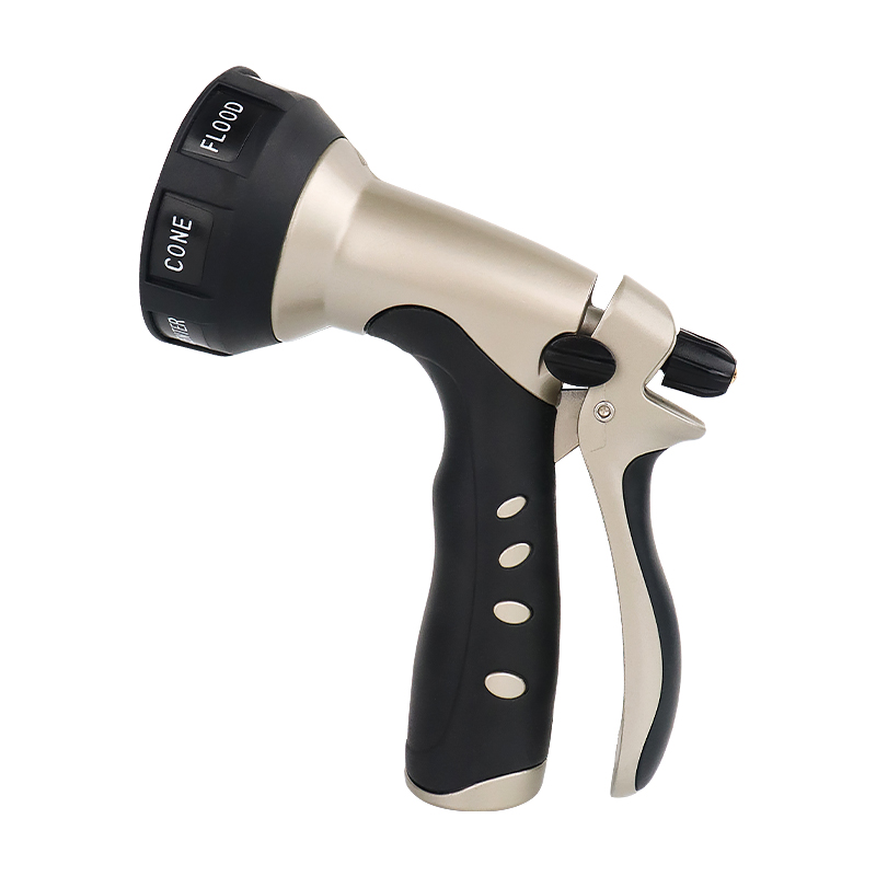 Multi-Pattern Garden Nozzle – Heavy Duty Adjustable Spray Hose Nozzle with Ergonomic Grip