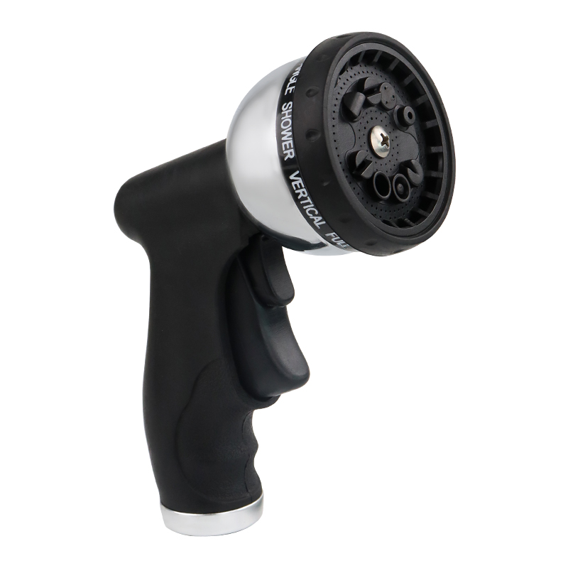 Multi-pattern Hose Nozzle – 10 Adjustable Spray Modes, High Pressure, Ergonomic, Leak-proof