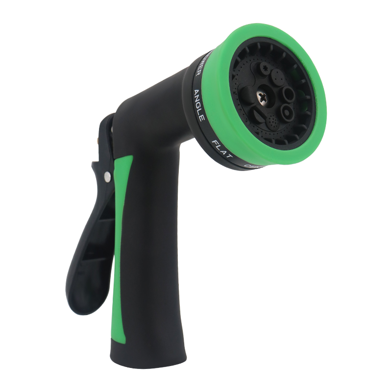 Multi-Pattern Sprayer – 8-Pattern Adjustable Garden Hose Nozzle with Ergonomic Grip