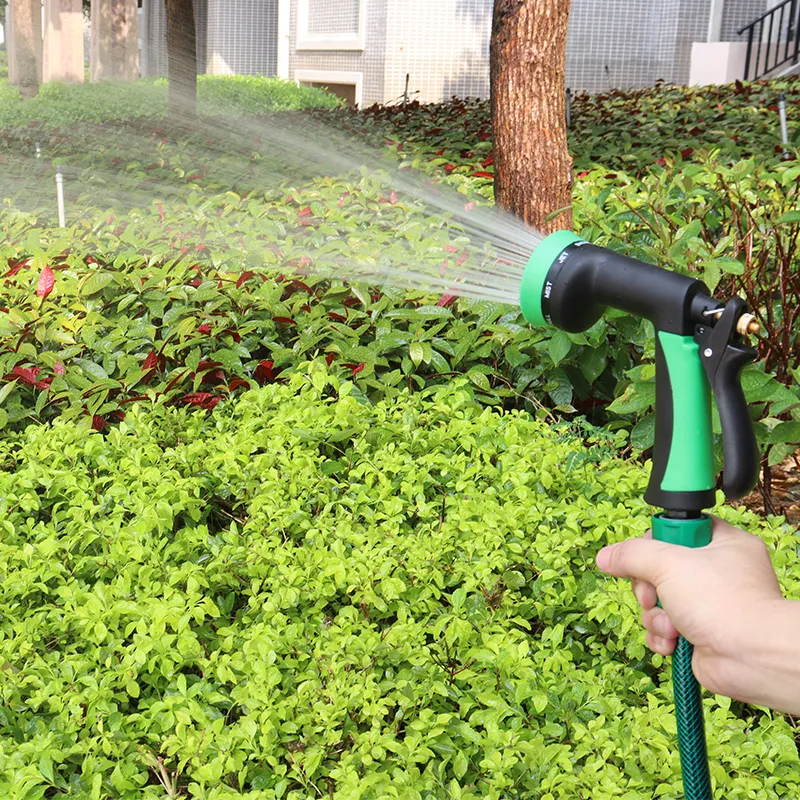 Multi-Pattern Sprayer – 8-Pattern Adjustable Garden Hose Nozzle with Ergonomic Grip