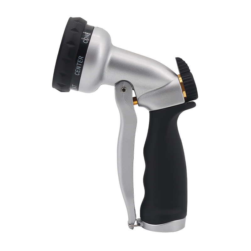 Non-slip Hose Nozzle – 7-Pattern Adjustable Garden Hose Sprayer with Ergonomic Rubber Grip
