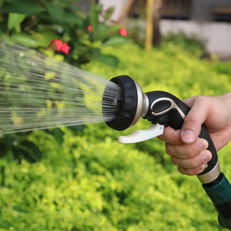 Patio Hose Nozzle with Adjustable Spray Patterns for Garden and Outdoor Use
