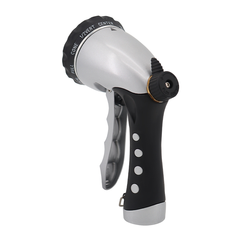 Rustproof Hose Nozzle with Adjustable Spray Patterns for Garden and Outdoor Use