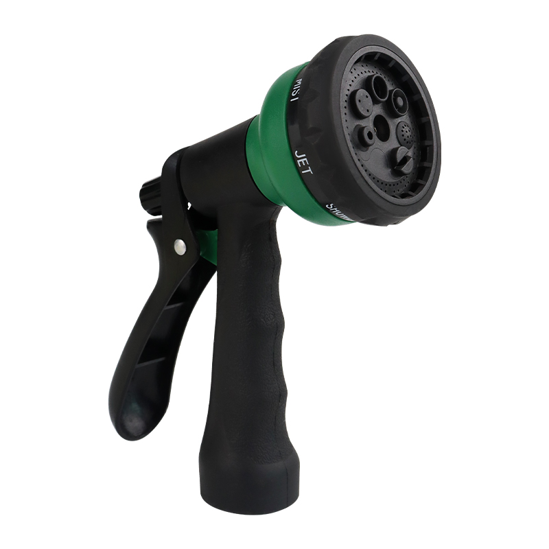Adjustable Garden Hose Spray Gun Nozzle – 7 Patterns, Heavy Duty Metal Water Sprayer with Ergonomic Grip for Lawn, Car Wash, and Cleaning